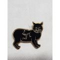 Vintage 1950's Manx Cat Badge