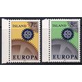 Iceland 1967 SG 440-1 UMM - Europa/CEPT (G-111 ...