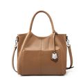 Women Soft Genuine Leather Totes Shoulder Bag P...