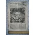 1835 The Penny Magazine No. 211 Valley of Meran, butter, Durham Cathedral, Eagle
