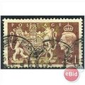 1951 SG512 £1 Brown Fine Used Filler (toned)