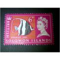 British Solomon Islands QEII 1965 6d Black Mage...