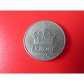 1977 NORWAY ONE KRONE FREE POST. AAF
