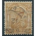 India 1912 SG177 6a Yellow-Bistre Fine Used .. ..