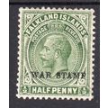 Falkland Islands 1920 Sg70c Dull yellowish gree...