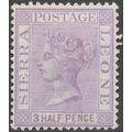 Sierra Leone 1889 1½d pale violet SG29 unused