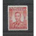SouthernRhodesia.SG41 1d King George VI (Scarle...