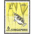 Singapore 1962 SG67 6c Black & Greenish Yellow ...
