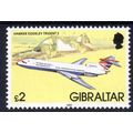 Gibraltar Sg473 £2 Hawker Siddeley fresh mint n...