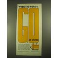 1967 United Van Lines Ad - When The Word is Go