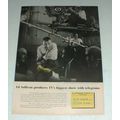 Vintage Western Union Telegram Ad w/ Ed Sullivan
