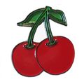 Cherry Fruit Pair of Cherries Picker Metal Enam...
