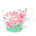 Oriental Blossom Fine China Mug with Pink Flowe...