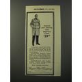 1953 Rogers Peet Muffle Coat Ad - Imported from Germany