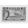 BAHAMAS 1954 QE2 MODERN SALT PRODUCTION 10/- TE...