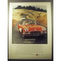 1960 Chevrolet Corvette Car Ad - Corvette country
