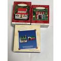 Lot of 3 Hallmark Ornaments Town Country Farm H...