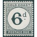Gold Coast 1952 6d black Postage Due SGD7 unused
