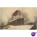 UNUSED OLD POSTCARD CUNARD RMS AQUITANIA