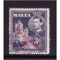 MALTA 1948 SG240a 3d DULL VIOLET FINE USED #2