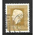 NETHERLANDS 1969 QUEEN JULIANA 70c BROWN SG 107...
