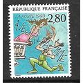 FRANCE 1993 GREETING STAMP 2F.80 MAN COURTING W...
