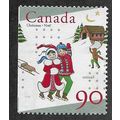 CAN 1996 90c 'CHRISTMAS' (BKLT) FINE USED (EBID...