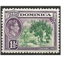 Dominica 1939 SG101 1 1/2d Green & Purple Mount...