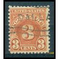 Used J82 3c Postage Due Barely Clears WA1359
