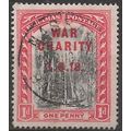 Bahamas 1919 SG101 1d Grey-Black & Deep Carmine...
