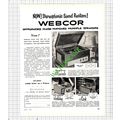 Webcor Limited London Advert - 1956 Cutting