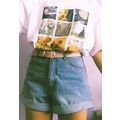 Girl Wearing Vintage Van Gogh Painting T-Shirt ...