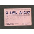 QSL Card A1257 Ray Pyman 490 Hurst road Bexley ...