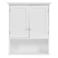 White Wall Mount Bathroom Cabinet with Storage ...