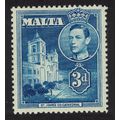 Malta St John's Co-Cathedral 3d blue 1938 MNH S...