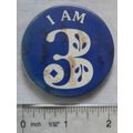 I am 3 Badge - dark blue