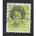 NETHERLANDS 1981 QUEEN JULIANA 4G GREEN AND BLA...