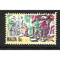 MALTA 1981 HISTORY MALTESE INDUSTRY 5c ART SG 6...