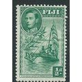 b fiji stamps george v1 sg249 sg 249 hm perf 12