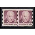 1402 8c Dwight Eisenhower Barely Clears MNH CLP...