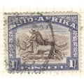 South Africa 1927 - 1/- ultramarine/ochre - Wil...