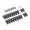 TRA1942 TRAXXAS Rod ends (16 long & 4 short)/ h...