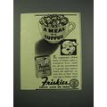 1940 Friskies Dog Food Ad - A Meal in a Cupful