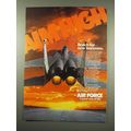 1982 U.S. Air Force Ad - Aim High Reach for Horizons