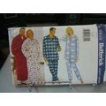Butterick 5848 Adult's Robe, Belt & Pajamas Pat...