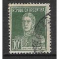 ARGENTINA REP 1923 10c GREEN SAN MARTIN SG 535 ...