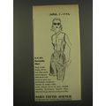 1956 Saks Fifth Avenue Shorts Ad - S.F.A's Berm...