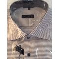 Eterna Mens Checkered Non Iron Comfort Fit Shir...