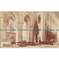 R091075 Cathedral. Interior. Sepia Real Photo S...