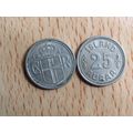 Iceland 1940 25 Aurar Coin